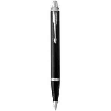 Ручка шариковая Parker IM 17 Black CT BP 22 132 из латуни с отделкой хромом