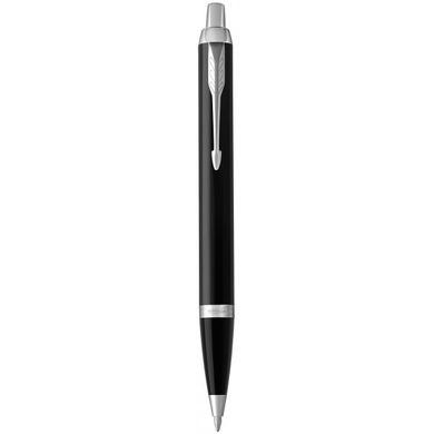 Ручка шариковая Parker IM 17 Black CT BP 22 132 из латуни с отделкой хромом