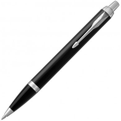 Ручка шариковая Parker IM 17 Black CT BP 22 132 из латуни с отделкой хромом