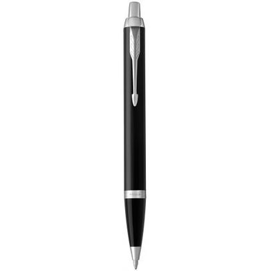 Ручка шариковая Parker IM 17 Black CT BP 22 132 из латуни с отделкой хромом