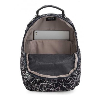 Рюкзак для ноутбука Kipling SEOUL S Navy Stick Pr (Q56) KI3789_Q56