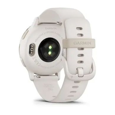 Смарт-часы Garmin Vivoactive 5 – алюминиевый светло-золотистый безель, корпус цвета слоновой кости, ремешок из силикона