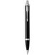 Ручка шариковая Parker IM 17 Black CT BP 22 132 из латуни с отделкой хромом 2