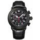 Часы-хронограф наручные мужские Aerowatch 83939 NO05 кварцевые, с датой, черный кожаный ремешок 1