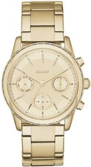 Часы наручные женские DKNY NY2330 кварцевые, на браслете, цвет желтого золота, США
