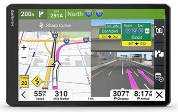 7- дюймовий GPS-навігатор для вантажівок Garmin dēzl&trade; OTR725 з відеореєстратором