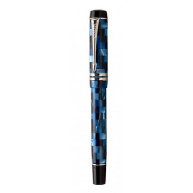 Пір'яна ручка Parker Duofold Check Blue PT FP 91 212C