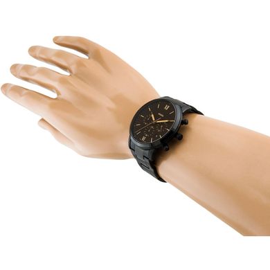 Часы наручные мужские FOSSIL FS5525 кварцевые, на браслете, черные, США