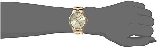 Часы наручные женские DKNY NY2548 кварцевые на браслете, цвет желтого золота, США