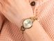 Часы наручные женские DKNY NY2768 кварцевые, браслет из букв, цвет желтого золота, США 6