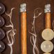 BXL1ROB Handmade wooden Backgammon Large Robusto cigar with Side Racks 4