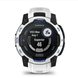 Смарт-часы Garmin Instinct 3 (45 мм) Solar, цвет белый камень с ремешком Whitestone/Bolt Blue