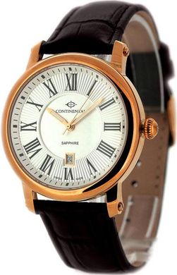 Часы наручные мужские Continental 24090-GD556710 кварцевые, с индикатором заряда, цвет розового золота
