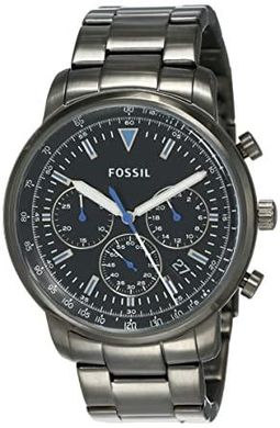 Часы наручные мужские FOSSIL FS5518 кварцевые, на браслете, черные, США