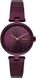 Часы наручные женские DKNY NY2754 кварцевые, на браслете, с фианитами, фиолетовые, США 1