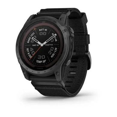 Смарт-годинник Garmin Tactix 7 &ndash; Pro Edition чорний з нейлоновими ремінцями чорного та коричневого кольору