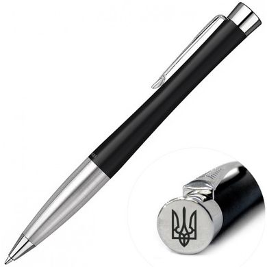 Ручка шариковая Parker URBAN Muted Black CT BP Трезубец черн. на торце 20 232B_TR2