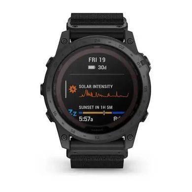 Смарт-годинник Garmin Tactix 7 &ndash; Pro Edition чорний з нейлоновими ремінцями чорного та коричневого кольору