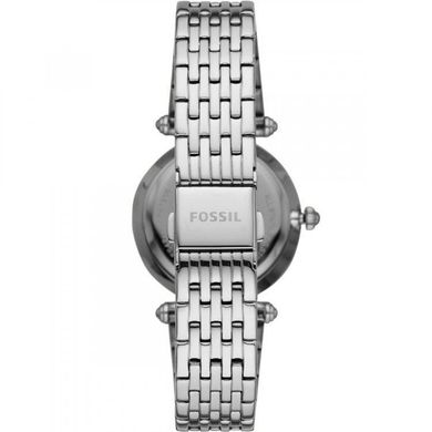 Часы наручные женские FOSSIL ES4712 кварцевые, с фианитами, серебристые, США