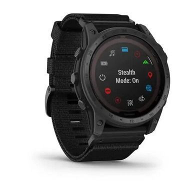 Смарт-годинник Garmin Tactix 7 &ndash; Pro Edition чорний з нейлоновими ремінцями чорного та коричневого кольору