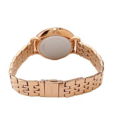 Часы наручные женские FOSSIL ES3435 кварцевые, на браслете, цвет розового золота, США