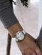 Годинник наручний жіночий Aerowatch 42938 AA11 кварцовий з датою на білому шкіряному ремінці 9
