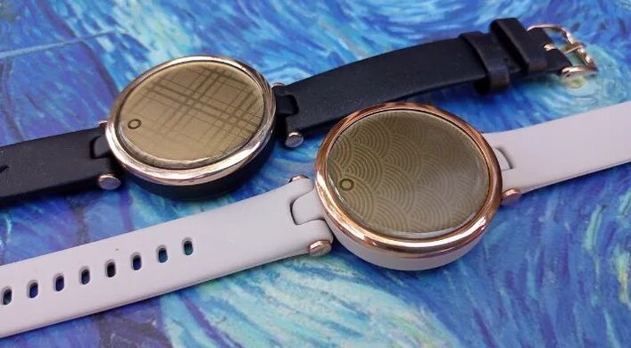 Ремешок Garmin Lily (14&nbsp;мм), белая итальянская кожа, кремово-золотистая застежка (большой)
