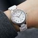 Часы наручные DKNY NY2250 кварцевые на белом керамическом браслете, США 4