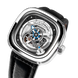 Часы наручные мужские SEVENFRIDAY SF-S1/01 с автоподзаводом в индустриальном дизайне, Швейцария 4