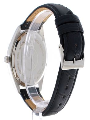 Часы наручные мужские Claude Bernard 70201 3 AIN, кварцевые с датой, на черном кожаном ремешке