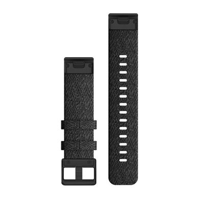 Тканинний ремінець Garmin QuickFit 20 для годинників Fenix 6S, Fenix 5S Plus, Fenix 5S, чорний