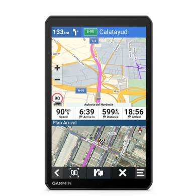 8-дюймовий супутниковий навігатор для вантажівок Garmin dezl LGV810