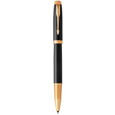 Ручка-ролер Parker IM 17 Premium Black GT RB 24 022 з алюмінію з позолотою