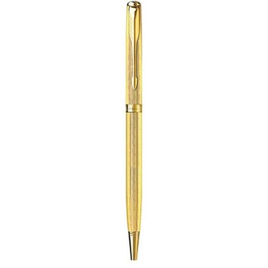 Шариковая ручка Parker Sonnet Slim Chiselled Gold GT BP 85 431G