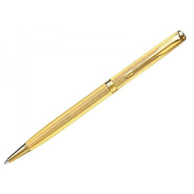 Кулькова ручка Parker Sonnet Slim Chiselled Gold GT BP 85 431G