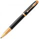 Ручка-ролер Parker IM 17 Premium Black GT RB 24 022 з алюмінію з позолотою 3