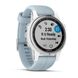 Смарт-годинник Garmin Fenix 5S Plus білий з сіро-блакитним ремінцем 3