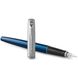 Ручка перова Parker JOTTER 17 Royal Blue CT FP M 16 312 з нержавіючої сталі, оздоблення хромом 4
