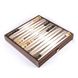 CBLS34BRO Manopoulos Chess/Backgammon/Ludo/Snakes - Vintage - Wenge Replica Wooden Case 4