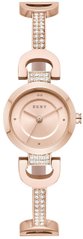 Часы наручные женские DKNY NY2752 кварцевые, с фианитами, цвет розового золота, США