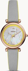 Часы наручные женские FOSSIL ES4834 кварцевые, кожаный ремешок, США