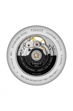 Часы наручные мужские Tissot TRADITION POWERMATIC 80 OPEN HEART T063.907.16.058.00