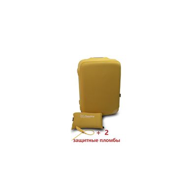 Чохол неопрен на валізу M жовтий Висота 55-65см Coverbag CvM0102E