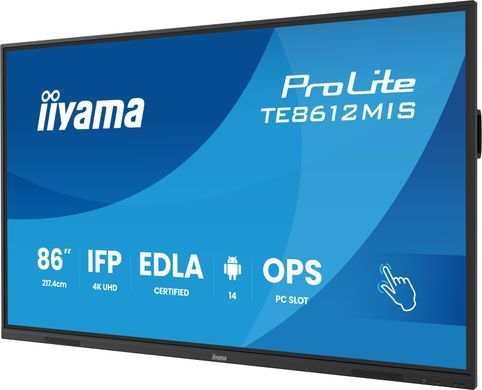 Інтерактивна панель iiyama ProLite TE8612MIS-B4AG