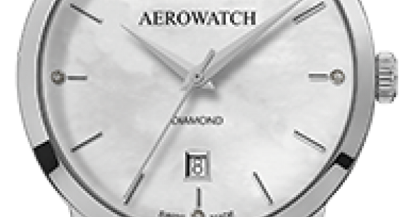 Часы наручные женские Aerowatch 49978 AA03M кварцевые с бриллиантами на стальном браслете