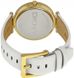 Часы наручные женские DKNY NY2295 кварцевые, сталь, белый ремешок из кожи, США 3
