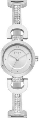 Часы наручные женские DKNY NY2751 кварцевые, с фианитами, серебристые, США