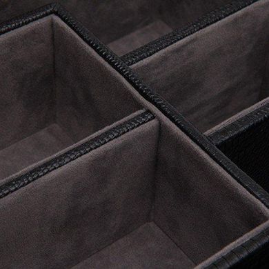 Скринька Wolf з шкіри серії Blake разом з набором засобів для чищення взуття чорна (Великобританія)