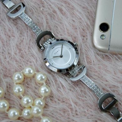 Часы наручные женские DKNY NY2751 кварцевые, с фианитами, серебристые, США