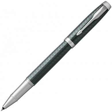 Ручка-ролер Parker IM 17 Premium Pale Green CT RB 24 222 в матовому зеленому кольорі